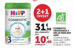 Hyper U Hipp - combiotic croissance bio offre