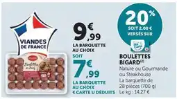 Hyper U Bigard - boulettes nature offre