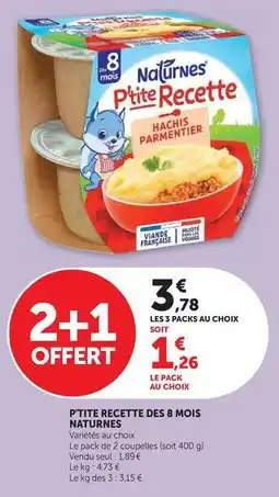 Hyper U Nestle - naturnes p'tite recette offre