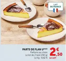 U Express U - parts de flan offre