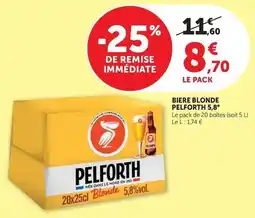 U Express Pelforth - biere blonde offre
