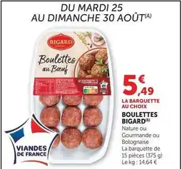U Express Bigard - boulettes offre
