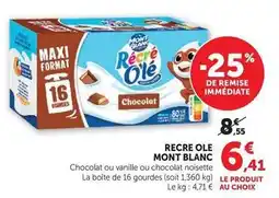 U Express Mont blanc - recre ole offre
