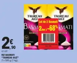 E.Leclerc TAUREAU AILÉ RIZ BASMATI offre