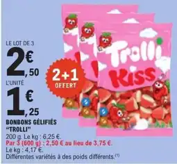 E.Leclerc Trolli Bonbons géifiés offre
