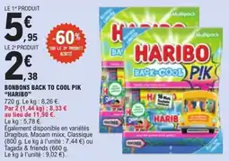 E.Leclerc HARIBO BONBONS BACK TO COOL PIK offre