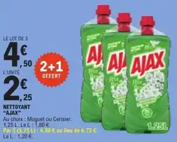 E.Leclerc AJAX NETTOYANT offre
