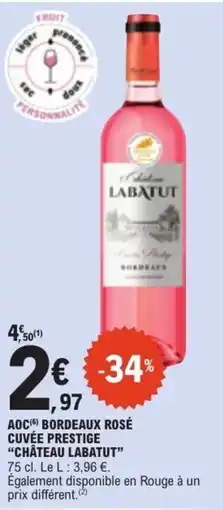 E.Leclerc CHATEAU LABATUT offre