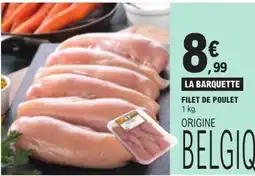 E.Leclerc LA BARQUETTE FILET DE POULET offre