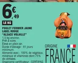 E.Leclerc POULET FERMIER JAUNE offre