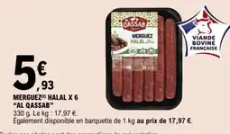 E.Leclerc AL QASSAB Merguez offre