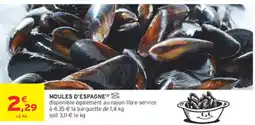 Intermarché Contact MOULES D'ESPAGNE offre
