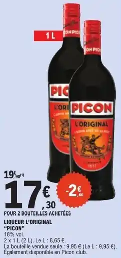 E.Leclerc PICON L'ORIGINAL offre