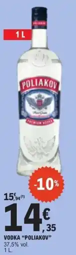 E.Leclerc POLIAKOV VODKA offre