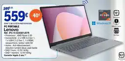 E.Leclerc Lenovo PC Portable offre