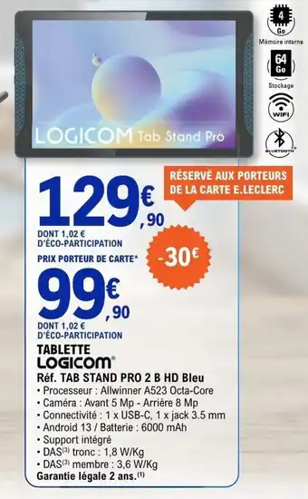 LOGICOM Tab Stand Pro