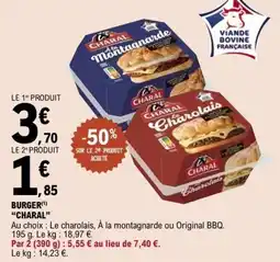 E.Leclerc CHARAL BURGER offre