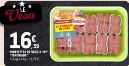 E.Leclerc Tendriade Paupiettes de Veau offre