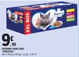 E.Leclerc PreVital POCHONS POUR CHAT offre