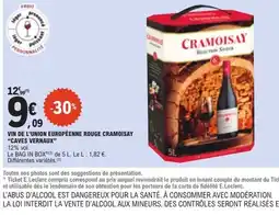 E.Leclerc Cramoisay Vin de l'Union Européenne Rouge offre