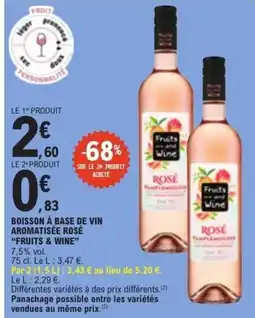 E.Leclerc Fruits & Wine ROSÉ offre