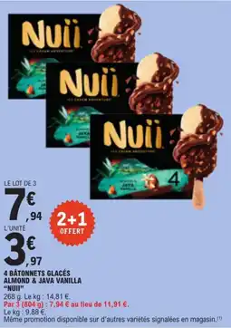 E.Leclerc Nuïi Glacés offre