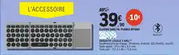 E.Leclerc Espace Culturel Myway clavier sans fil pliable offre