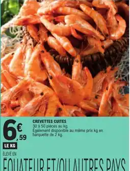 E.Leclerc CREVETTES CUITES offre