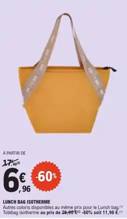 E.Leclerc Lunch bag isotherme offre