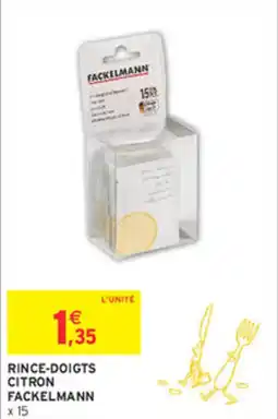 Intermarché Contact FACKELMANN RINCE-DOIGTS CITRON offre