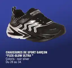 E.Leclerc Sport Skechers chaussures de sport garçon "flex-glow ultra" offre