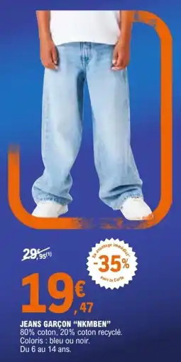 E.Leclerc Sport NKMBEN JEANS GARÇON offre