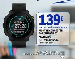 E.Leclerc GARMIN MONTRE CONNECTÉE FORERUNNER 55 offre