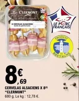E.Leclerc Clermont Cervelas Alsaciens offre