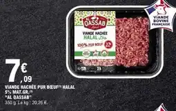 E.Leclerc AL QASSAB VIande Hachée Pur Bœuf offre