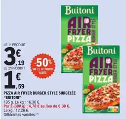 E.Leclerc Buitoni AIR FRYER PIZZA offre