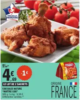 E.Leclerc Maître Coq Coq'ailes Nature offre