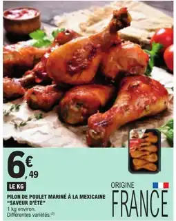 E.Leclerc Pilon de poulet mariné à la mexicaine offre