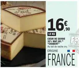 E.Leclerc Chabert cœur de savoie 35% mat.gr offre