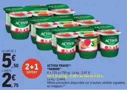 E.Leclerc ACTIVIA FRAISE offre