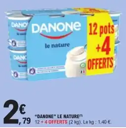 E.Leclerc DANONE le nature offre