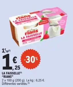 E.Leclerc Rians La Faisselle offre