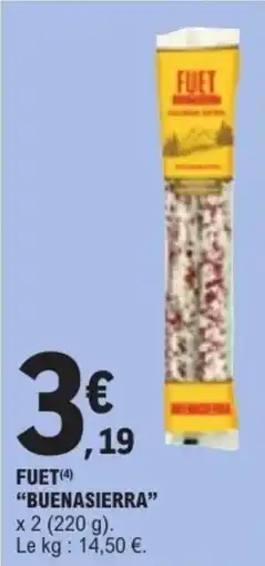 E.Leclerc Buenasierra fuet offre