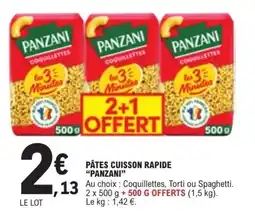 E.Leclerc PANZANI Coquillettes offre