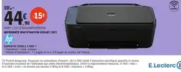 E.Leclerc HP IMPRIMANTE MULTIFONCTION DESKJET 2921 offre