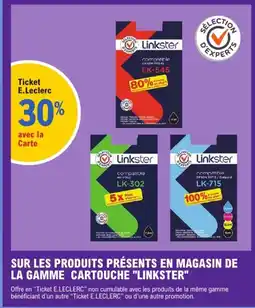 E.Leclerc Espace Culturel Linkster cartouche offre