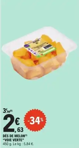 E.Leclerc VOIE VERTE DÉS DE MELON offre
