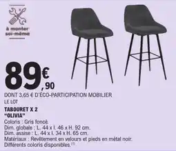 E.Leclerc OLIVIA TABOURET offre