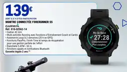 E.Leclerc Garmin montre connectée forerunner 55 offre