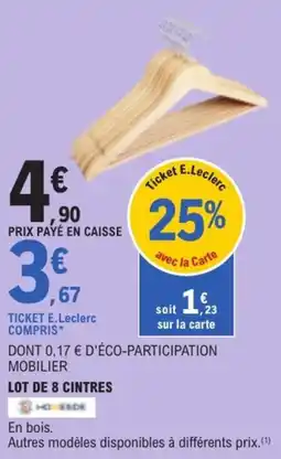 E.Leclerc HOMESIDE Cintres offre